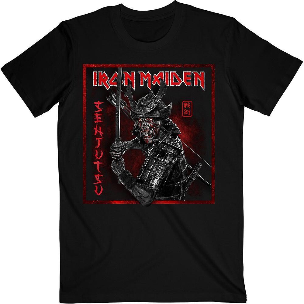 Iron Maiden SENJUTSU COVER Distressed T-shirt