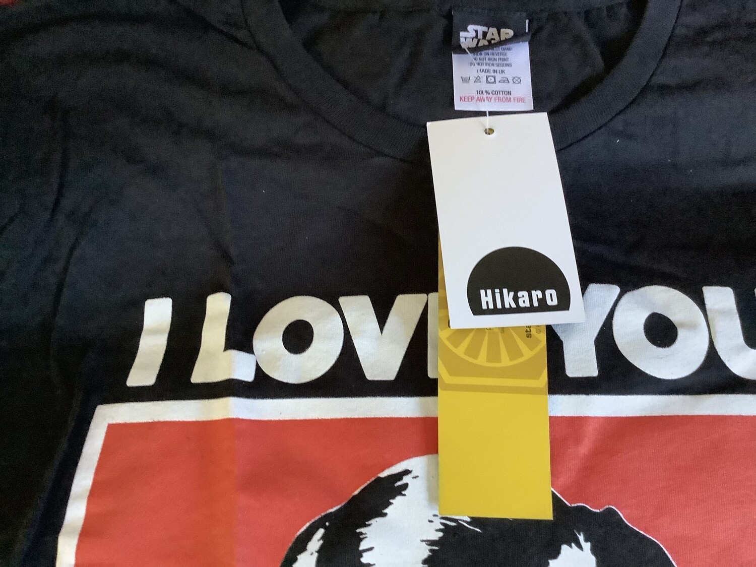Star Wars Princess Leia I Love You T-shirt