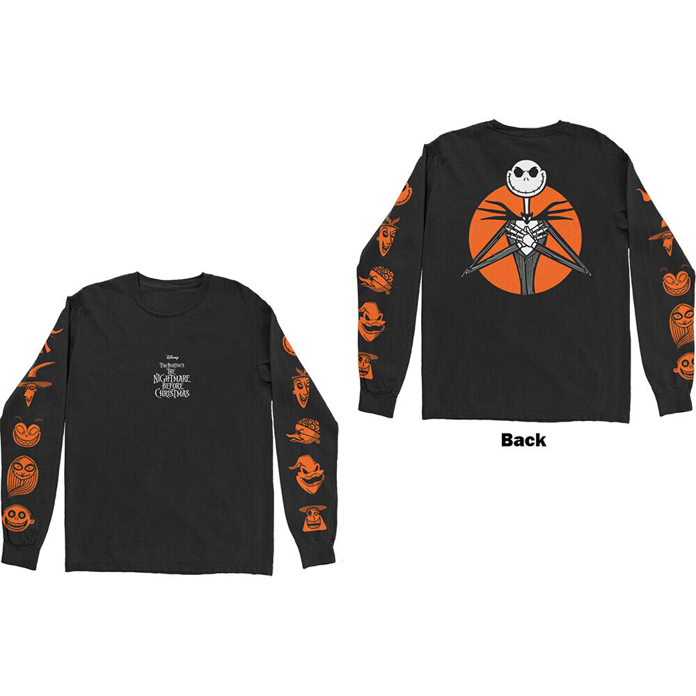 The Nightmare Before Christmas Orange Jack Long Sleeve T-Shirt