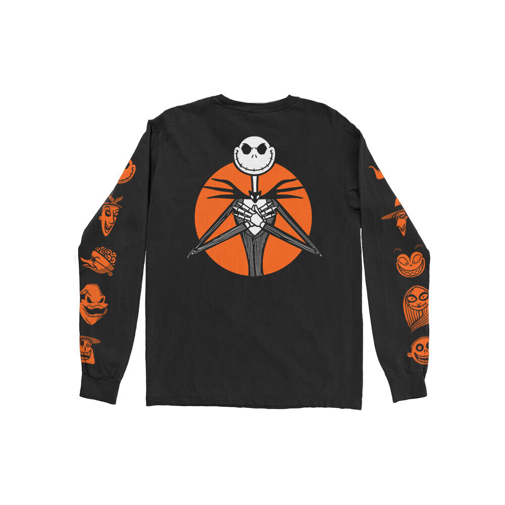 The Nightmare Before Christmas Orange Jack Long Sleeve T-Shirt