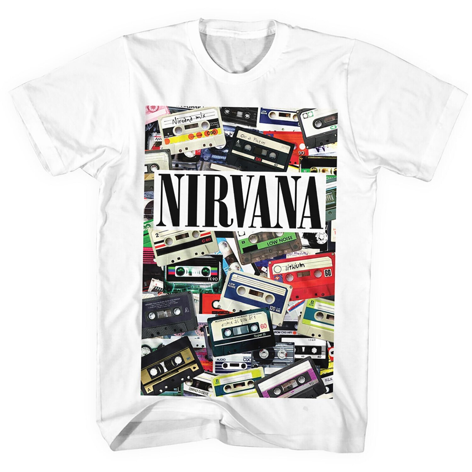 Nirvana Lithium Come As You Are Cassettes Tape T-shirt