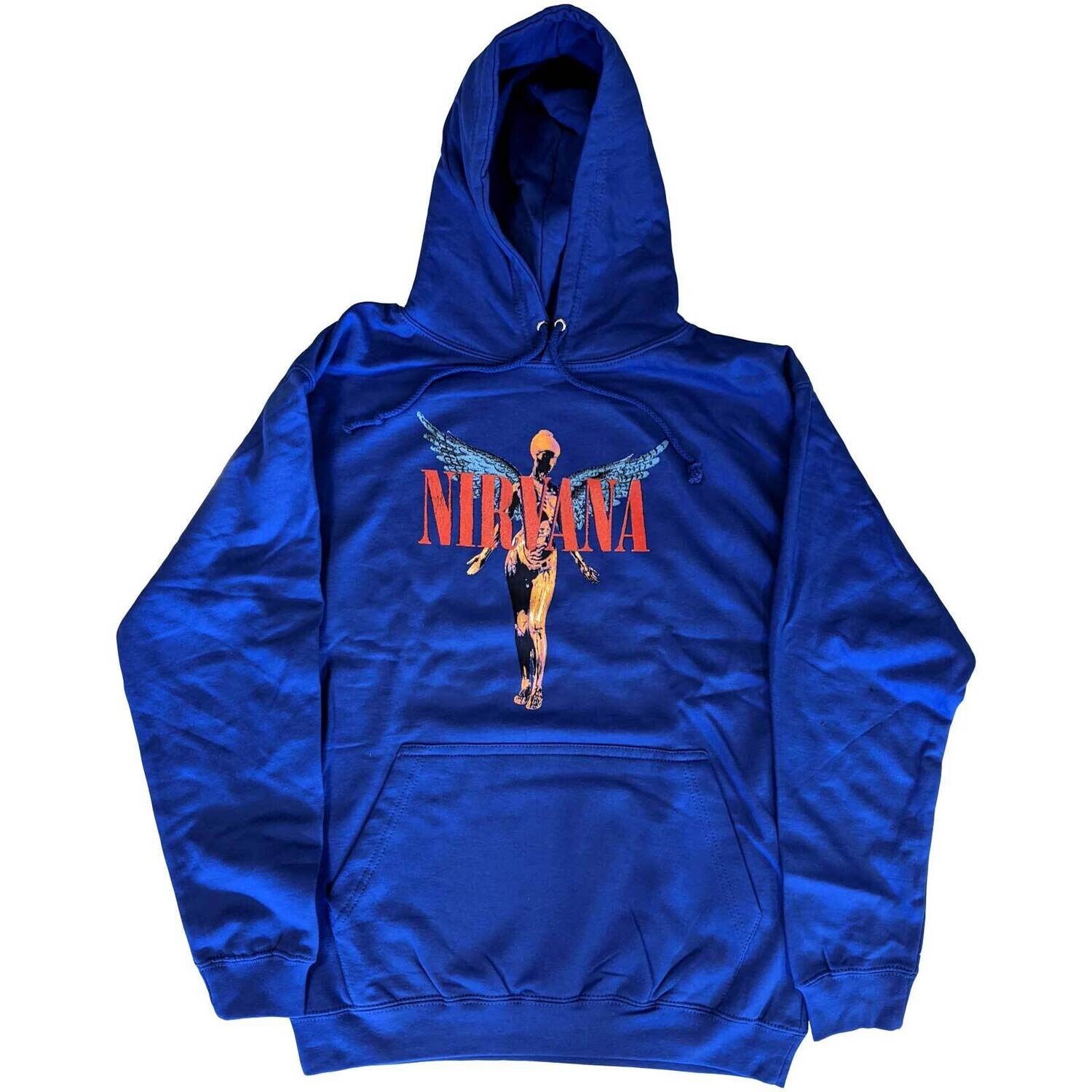 Nirvana In Utero Angel Blue Official PULLOVER HOODY HOODIE