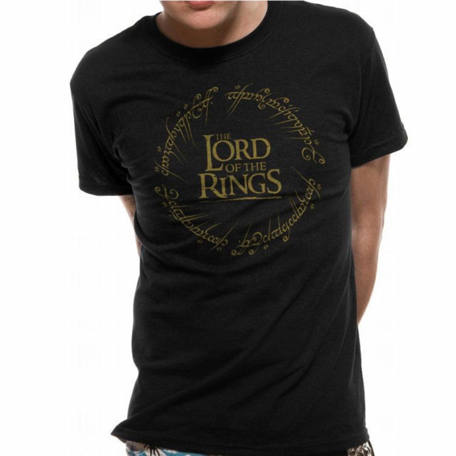 The Lord of the Rings Ring Logo T-shirt New Line Cinema