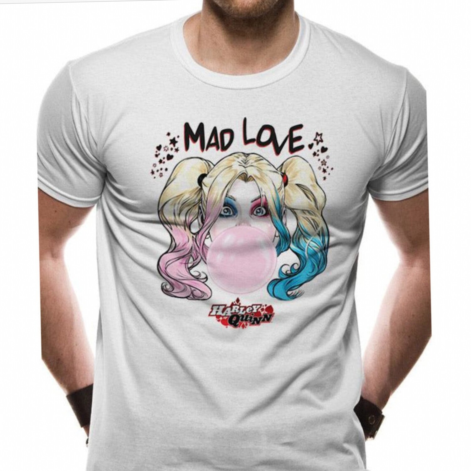 Harley Quinn Mad Love Batman T-shirt Warner Brothers DC Comics