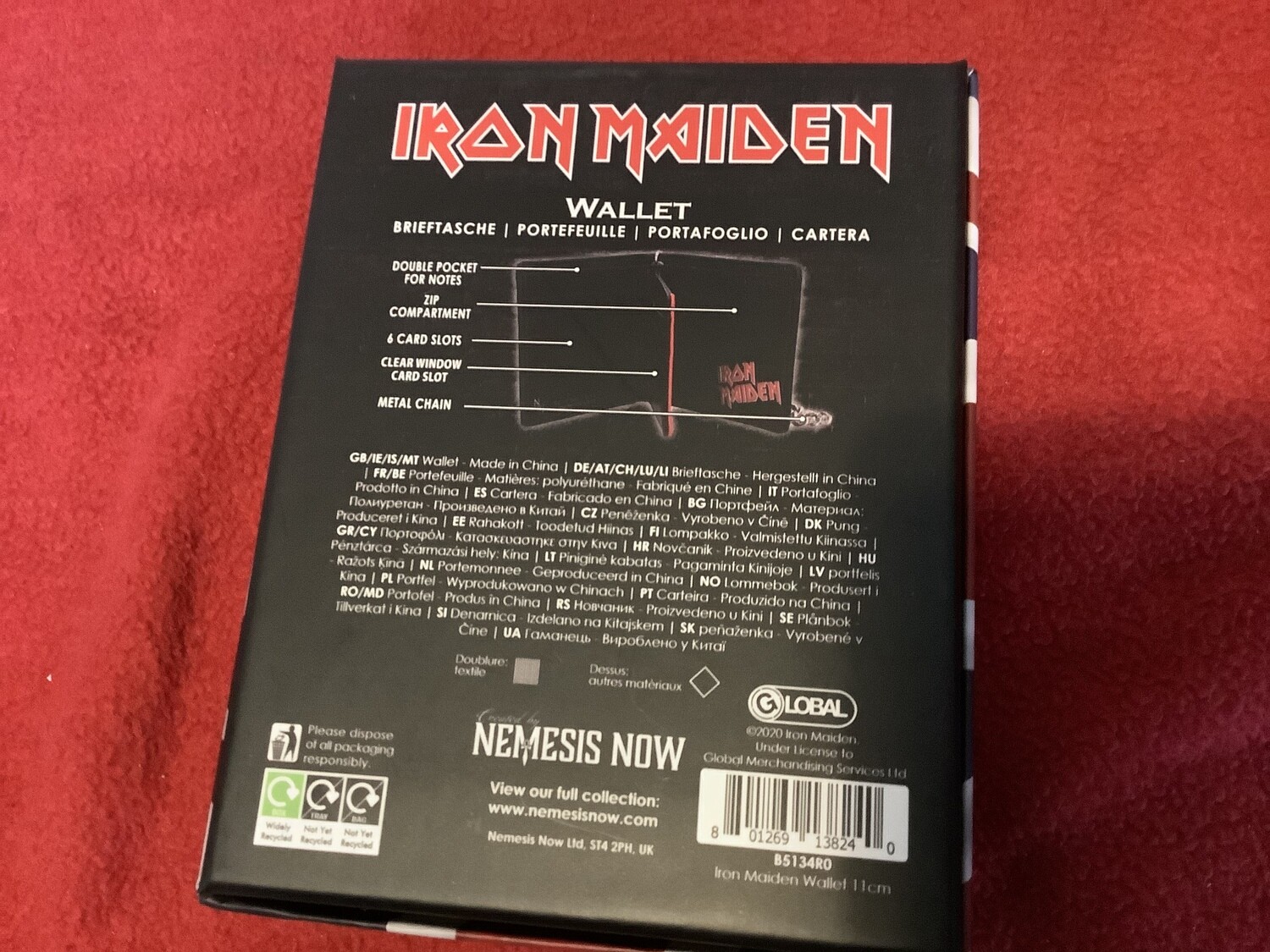 Iron Maiden The Trooper Wallet