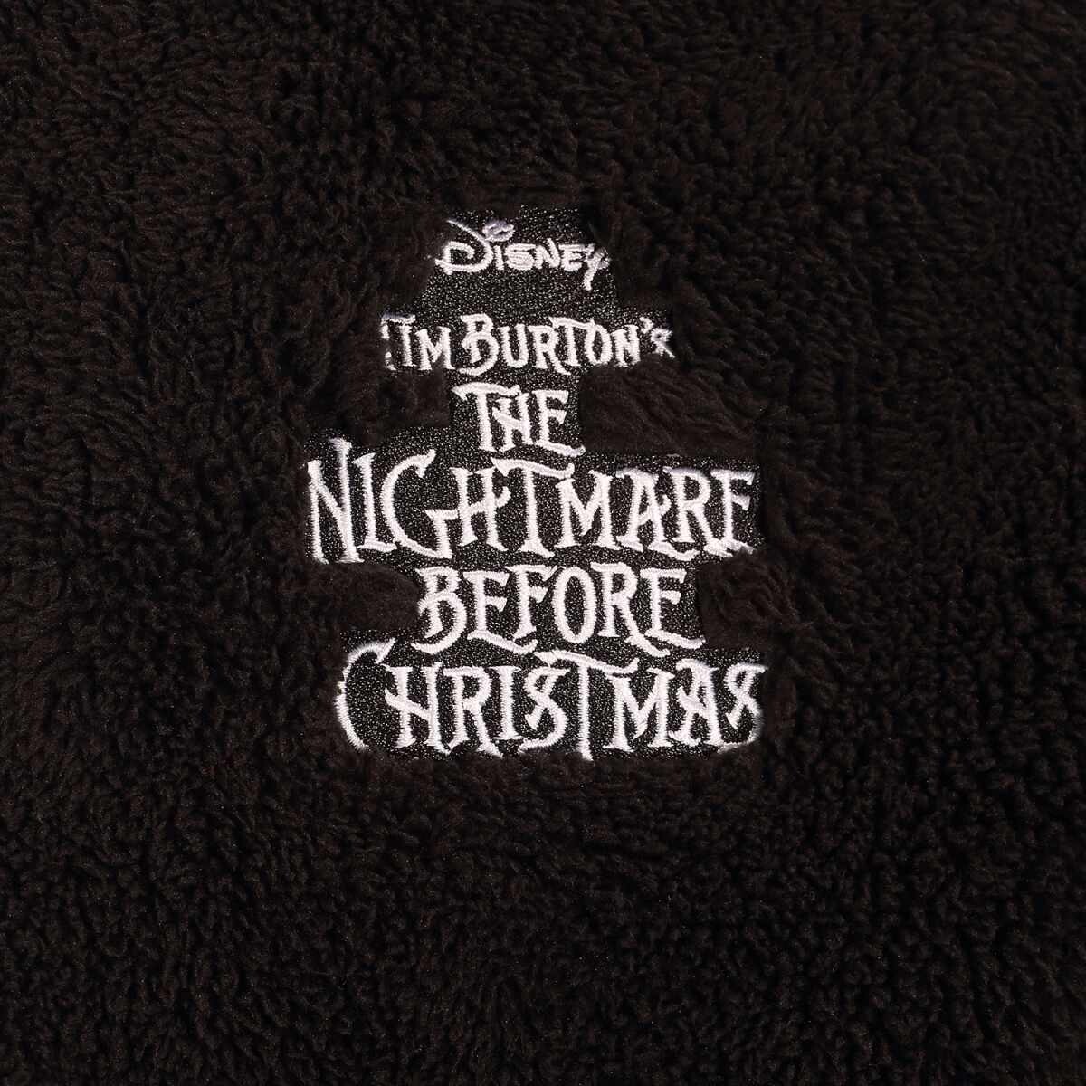 The Nightmare Before Christmas Jack Aldult Fleece Black Dressing Gown