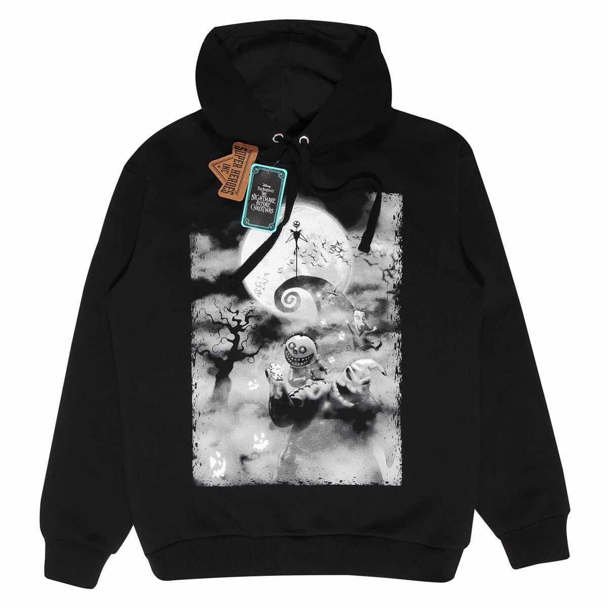 The Nightmare Before Christmas Monster Official Disney PULLOVER HOODY HOODIE