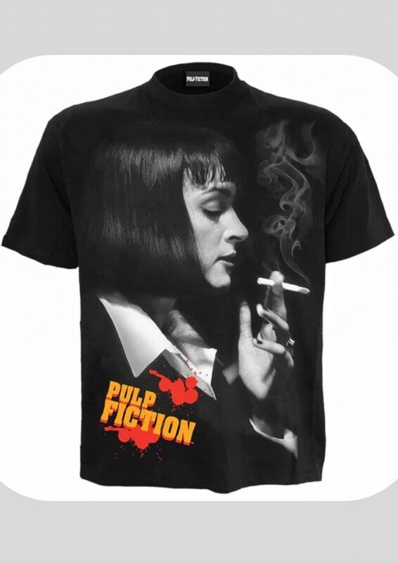 PULP FICTION - SMOKE - Spiral T-Shirt (Plus Size)