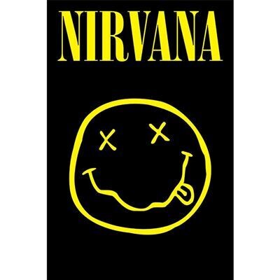 Nirvana Smiley Poster