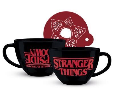 Stranger Things World Turning Cappuccino Mug
