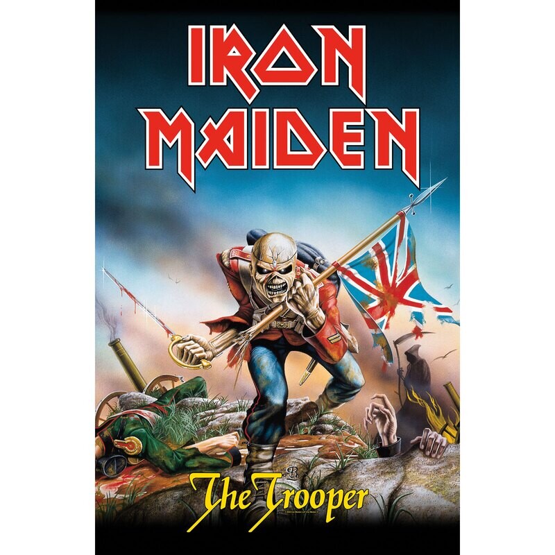 Iron Maiden The Trooper Textile Poster/Flag 70 x 106cm 27 Inches