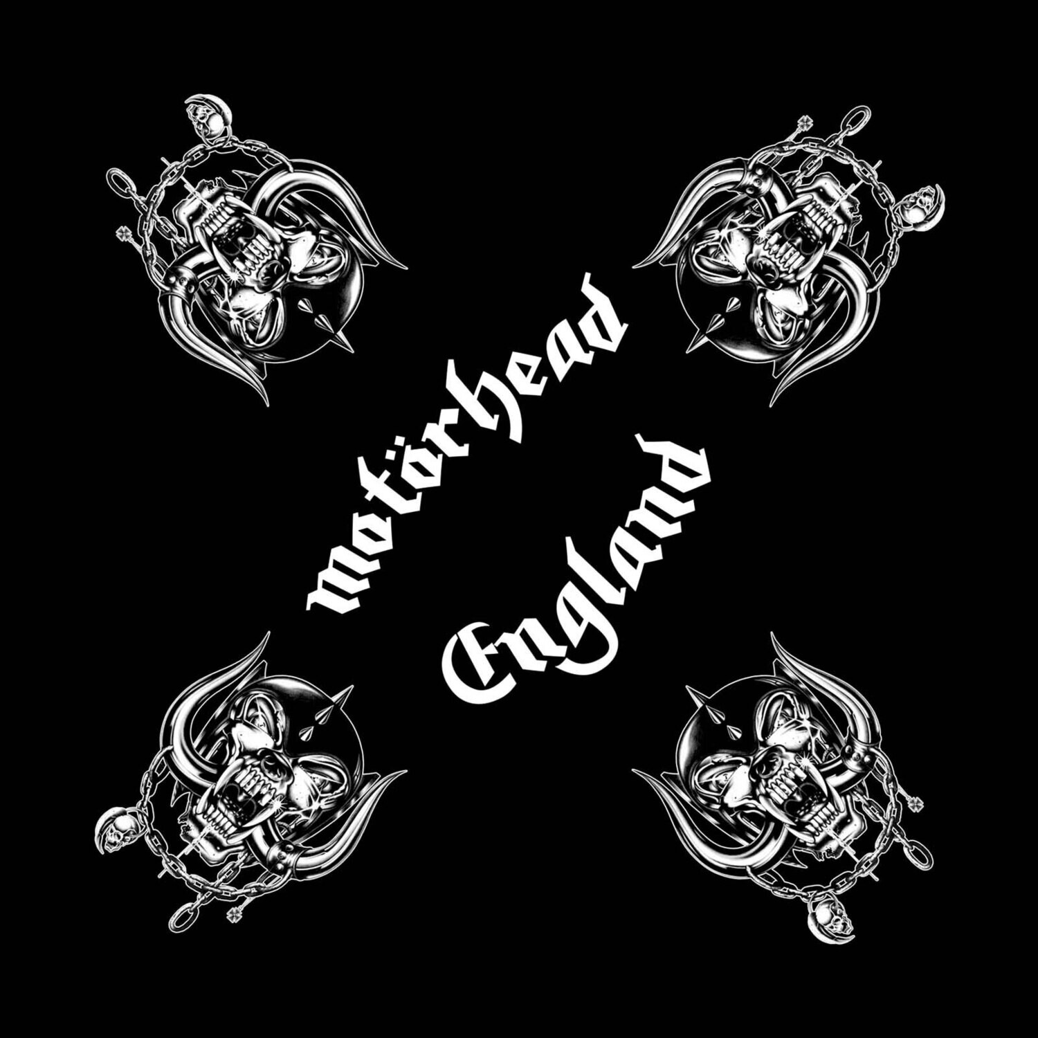 Motörhead England  550mm x 550mm Motorhead  Bandanna