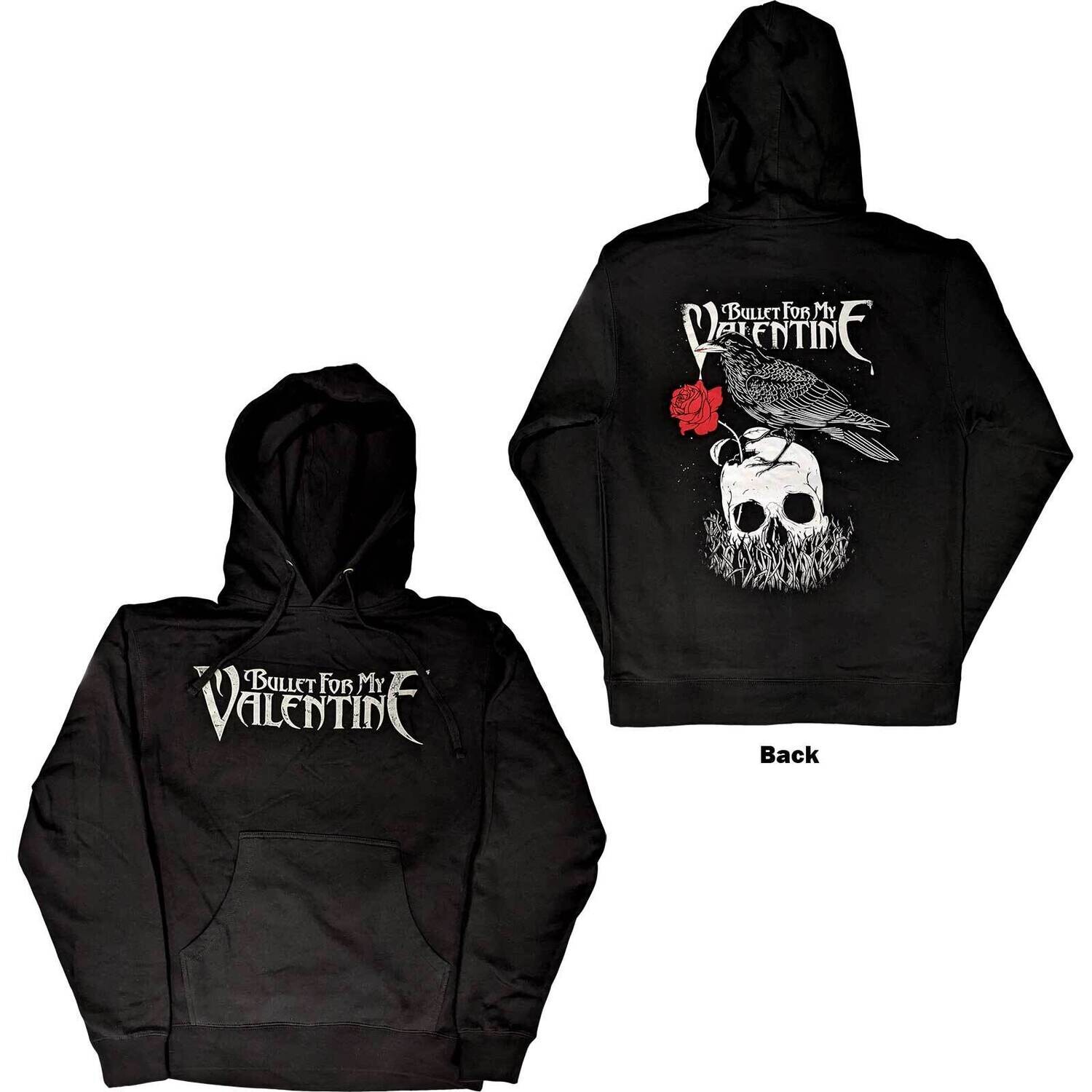 Bullet For My Valentine Raven Hoodie / Hoody