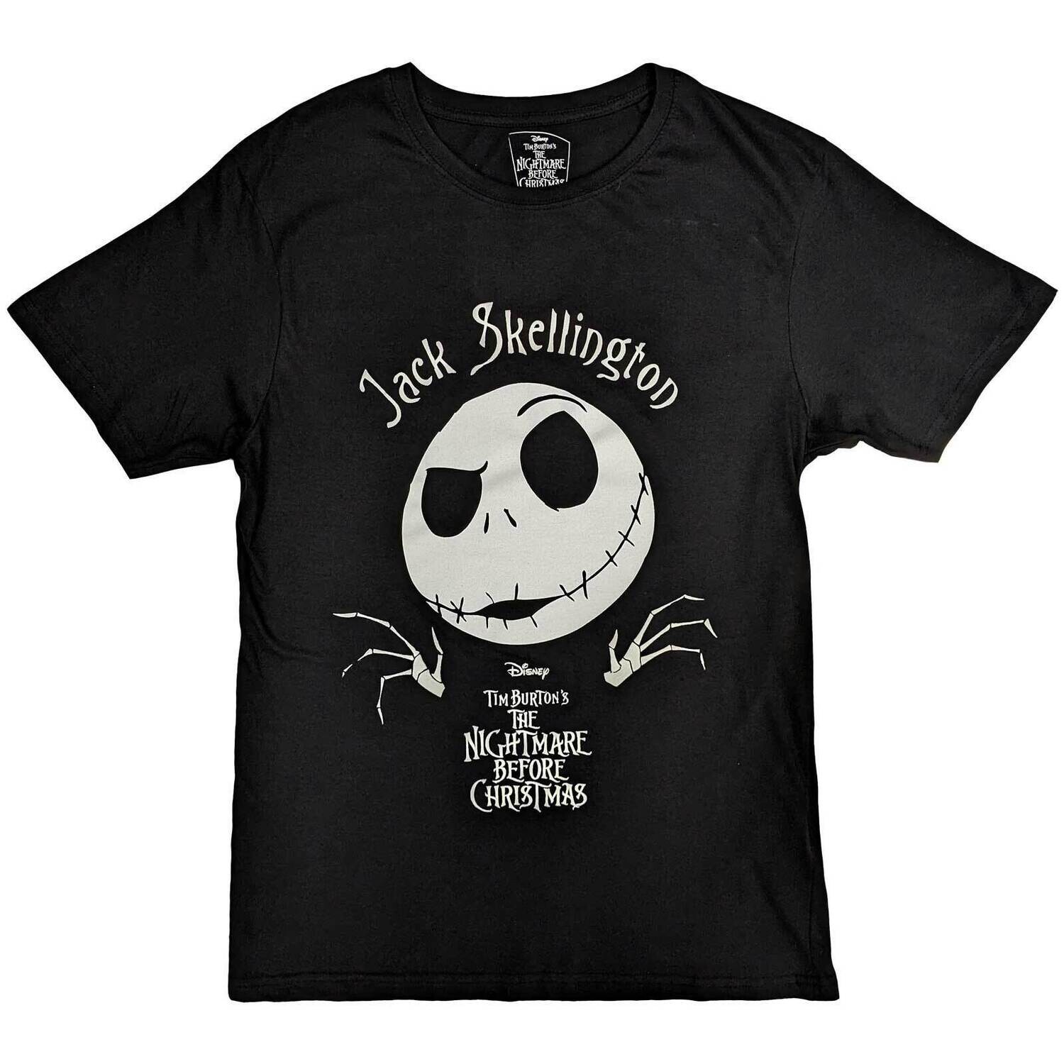 The Nightmare Before Christmas Jack Skellingtom Head EMBELLISHED T-Shirt