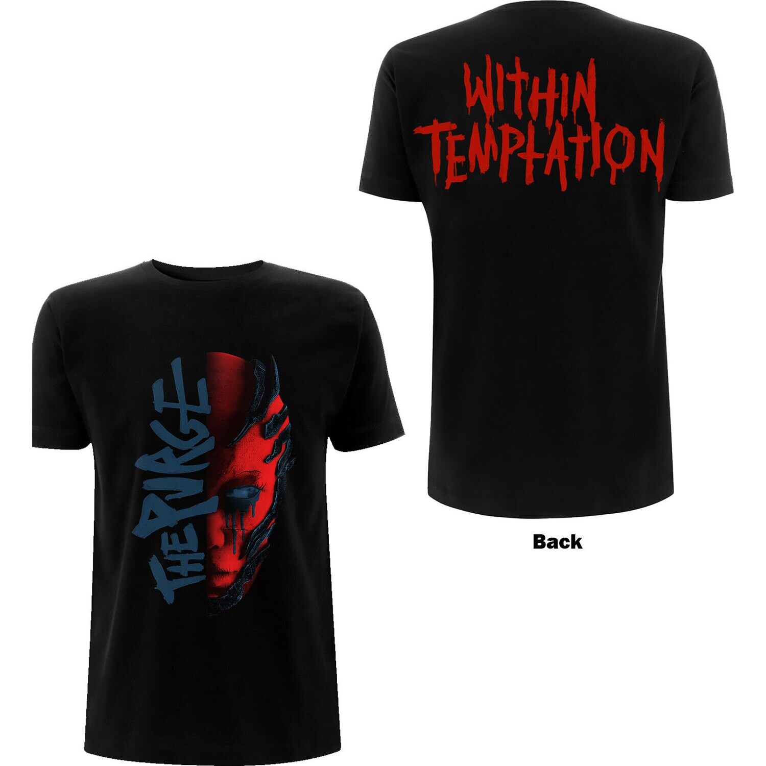 Within Temptation Purge Outline Ladies Woman Official Licensed T-shirt