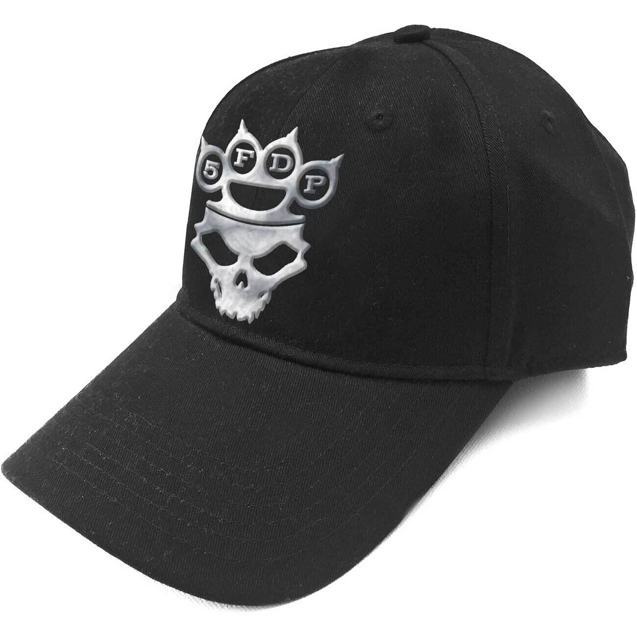 FIVE FINGER DEATH PUNCH UNISEX BASEBALL CAP: LOGO (SONIC SILVER)
