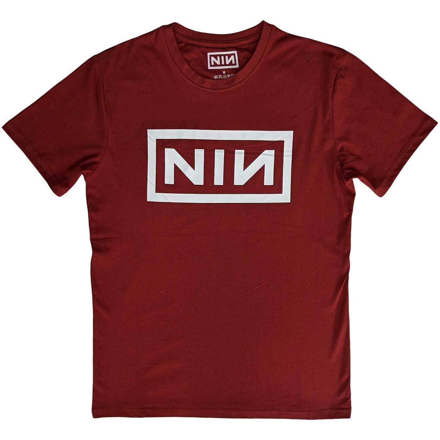 Nine Inch Nails Classic NIN Logo Red T-shirt