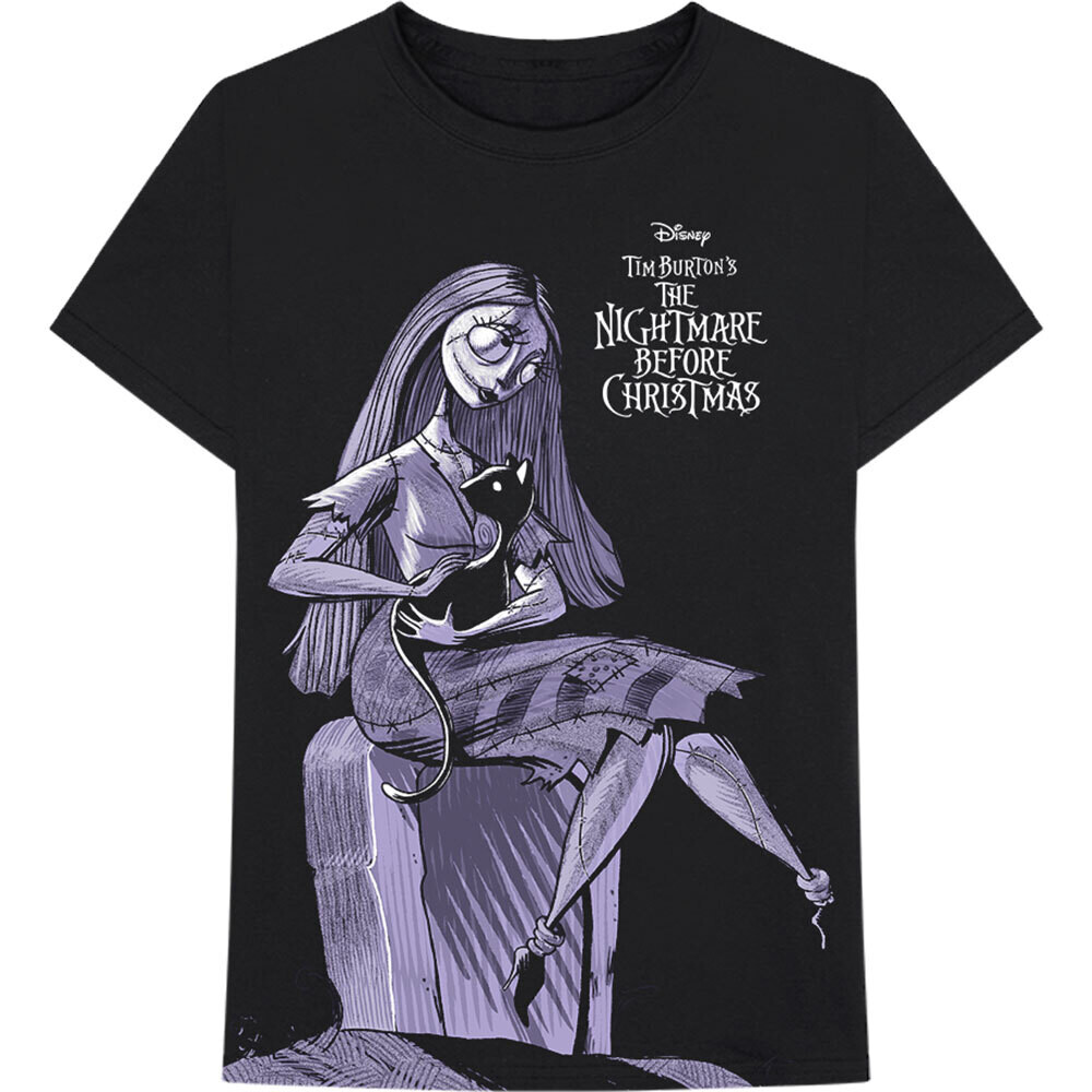 The Nightmare Before Christmas Sally and Cat Big Picture T-Shirt
