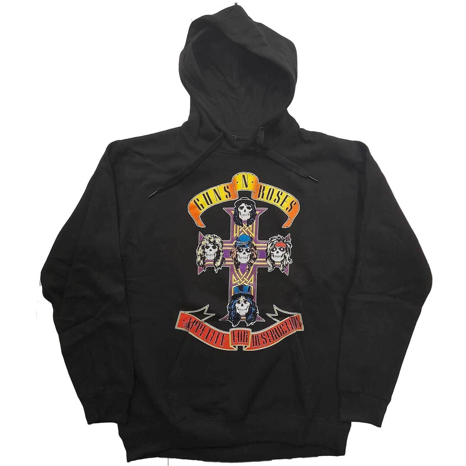 Guns &amp; Roses (And N) Appetite For Destruction PULLOVER HOODY HOODIE