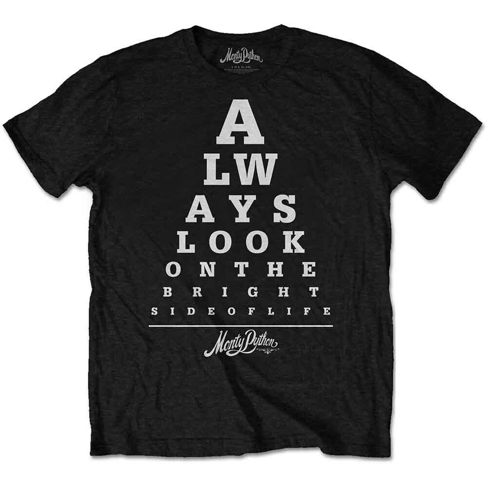 Monty Python The Life of Brian Always Look on The Bright Side of Life Eye Test T-shirt