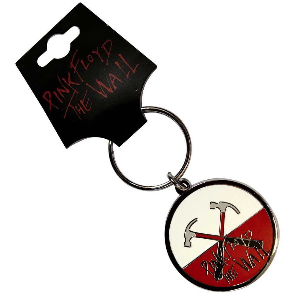 PINK FLOYD KEYRING: THE WALL HAMMERS LOGO