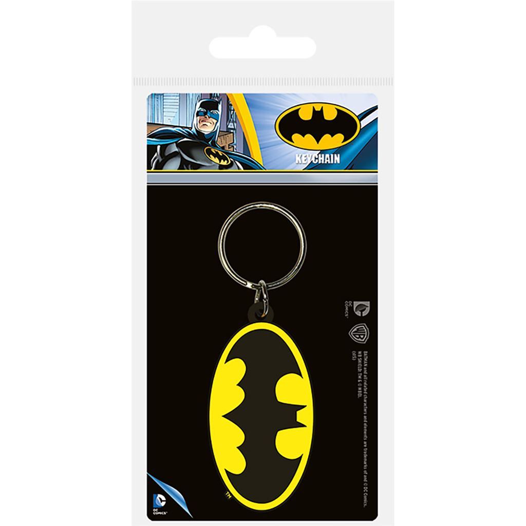 DC (BATMAN SYMBOL) PVC KEYCHAIN