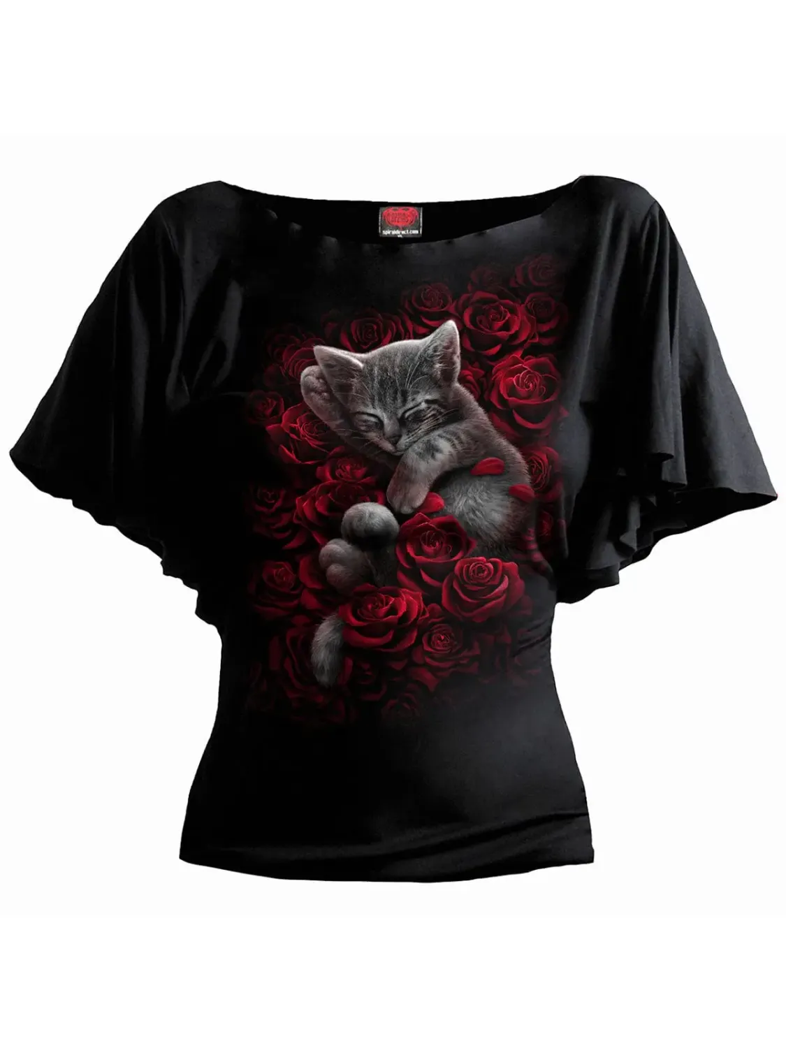 Bed of Roses - Boat Neck Bat Sleeve Top