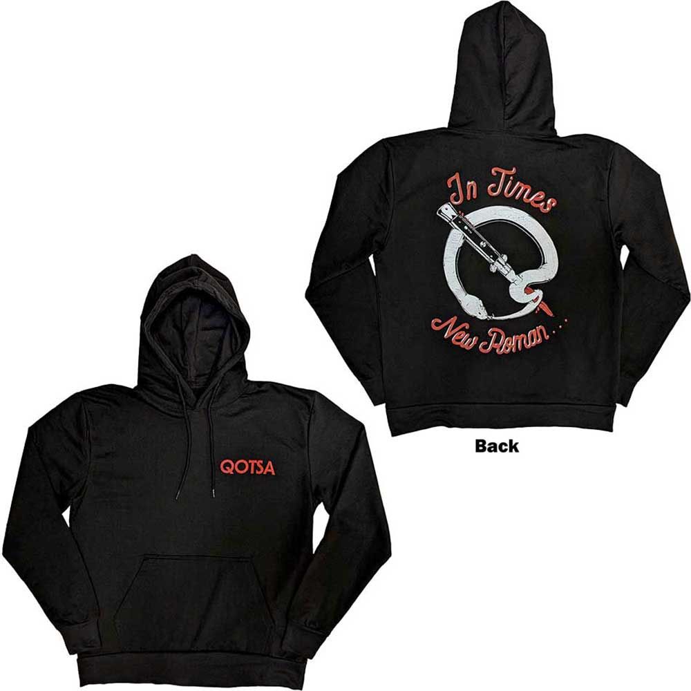 Queens Of The Stone Age QOTSA Snake Logo PULLOVER HOODY HOODIE