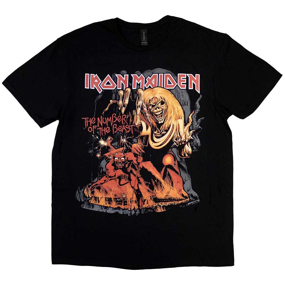 Iron Maiden Number of the Beast (Red Tint) T-shirt (M only)