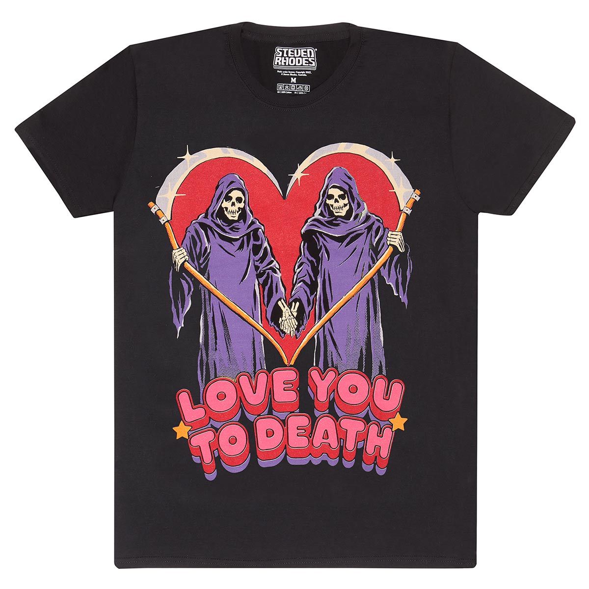 Steven Rhodes Love You To Death T-shirt