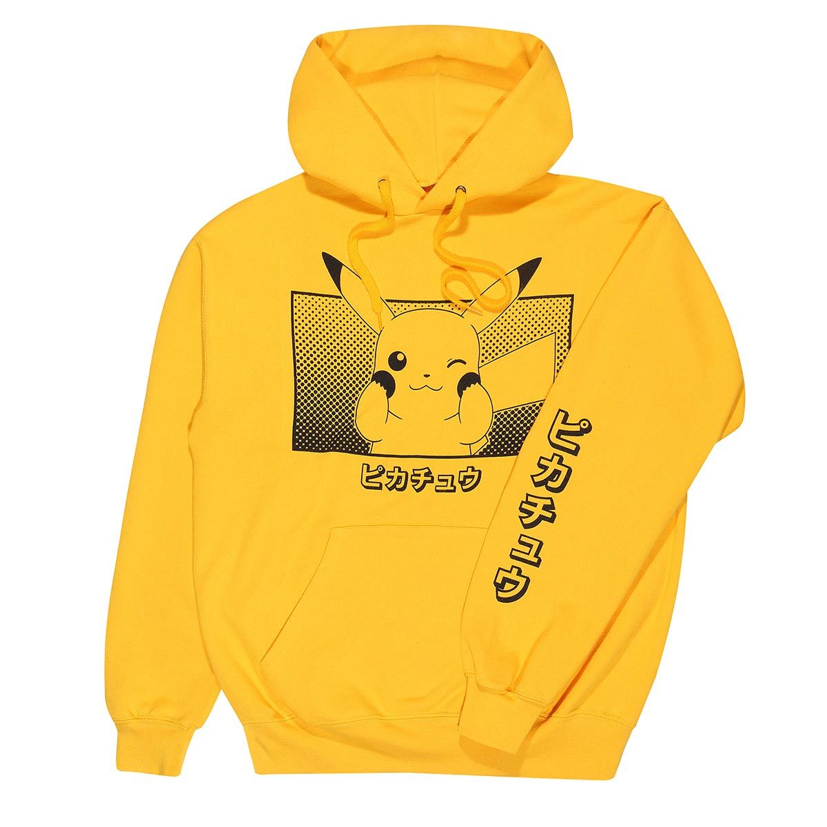 Pokémon – Pikachu Katakana Pokemon Pullover Hoodie / Hoody