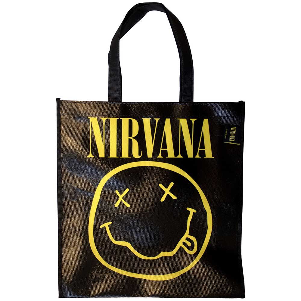 Nirvana Smiley Tote Bag