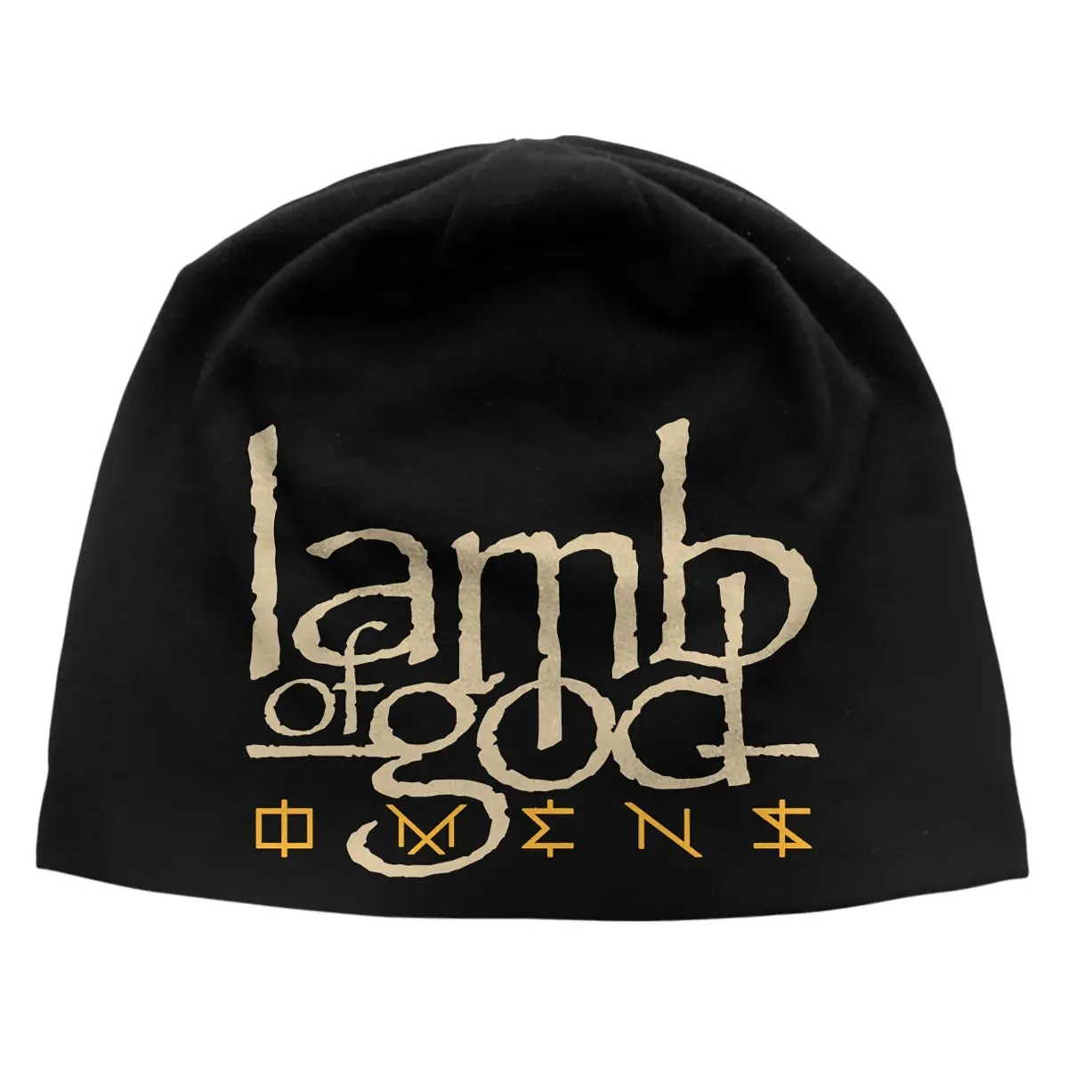 Lamb Of God Runes Logo Beanie Hat