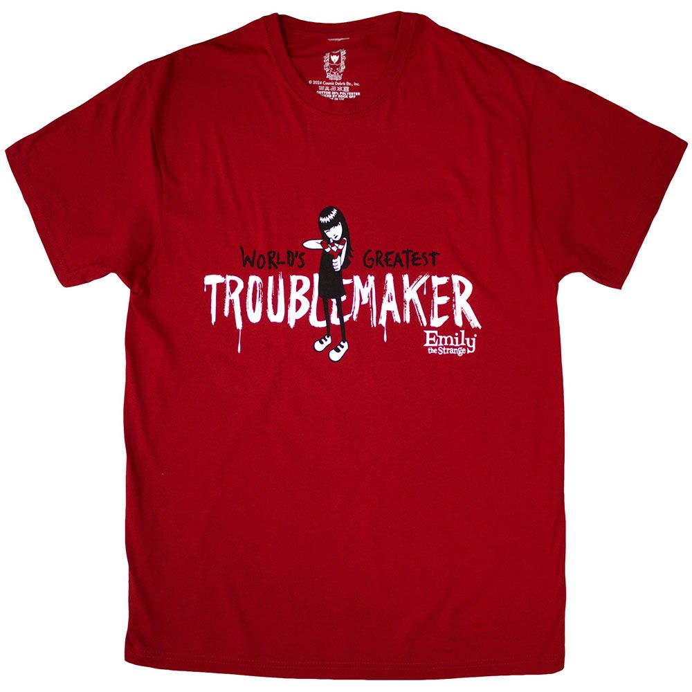 Emily the Strange Worlds Greatest Troublemaker T-shirt
