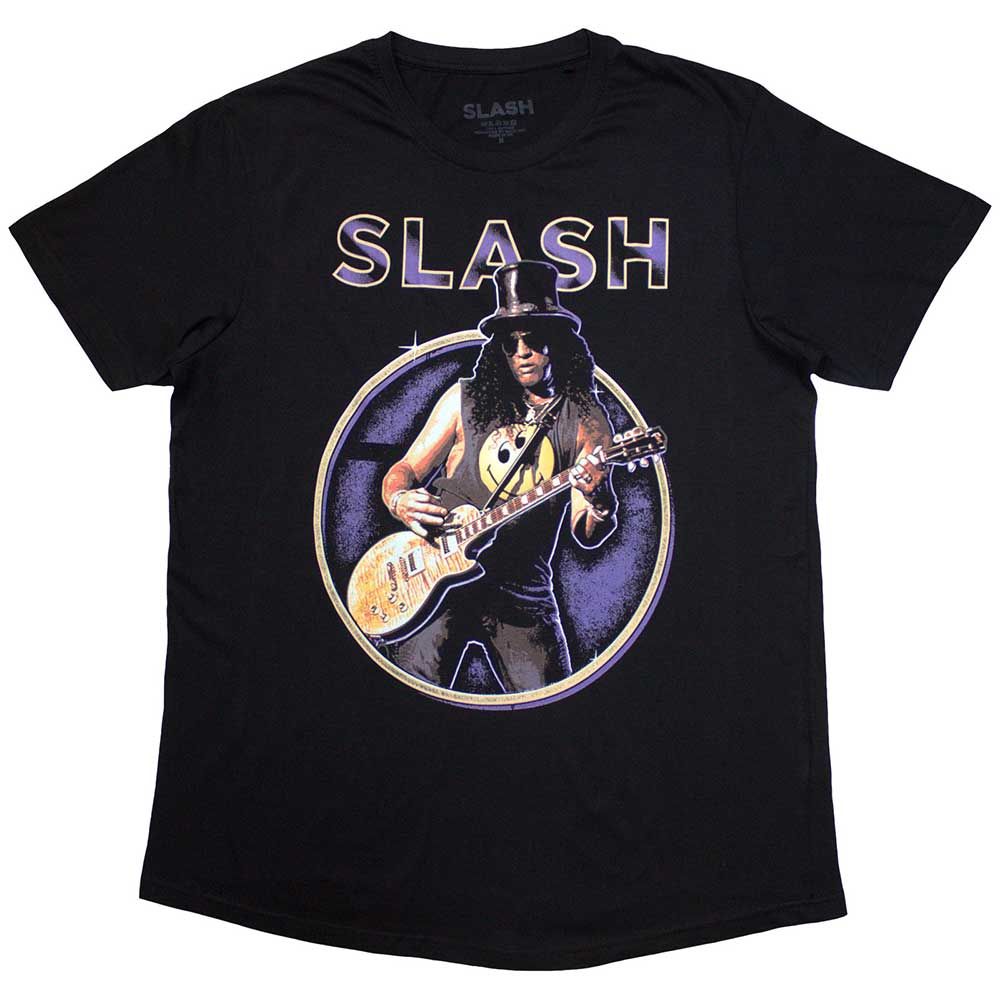Slash Gibson Les Paul Smiley (Guns &amp; Roses) N And T-shirt
