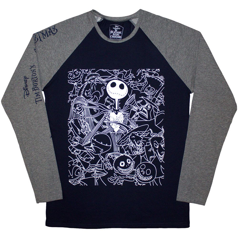 The Nightmare Before Christmas Jack Crowd Long Sleeve T-Shirt