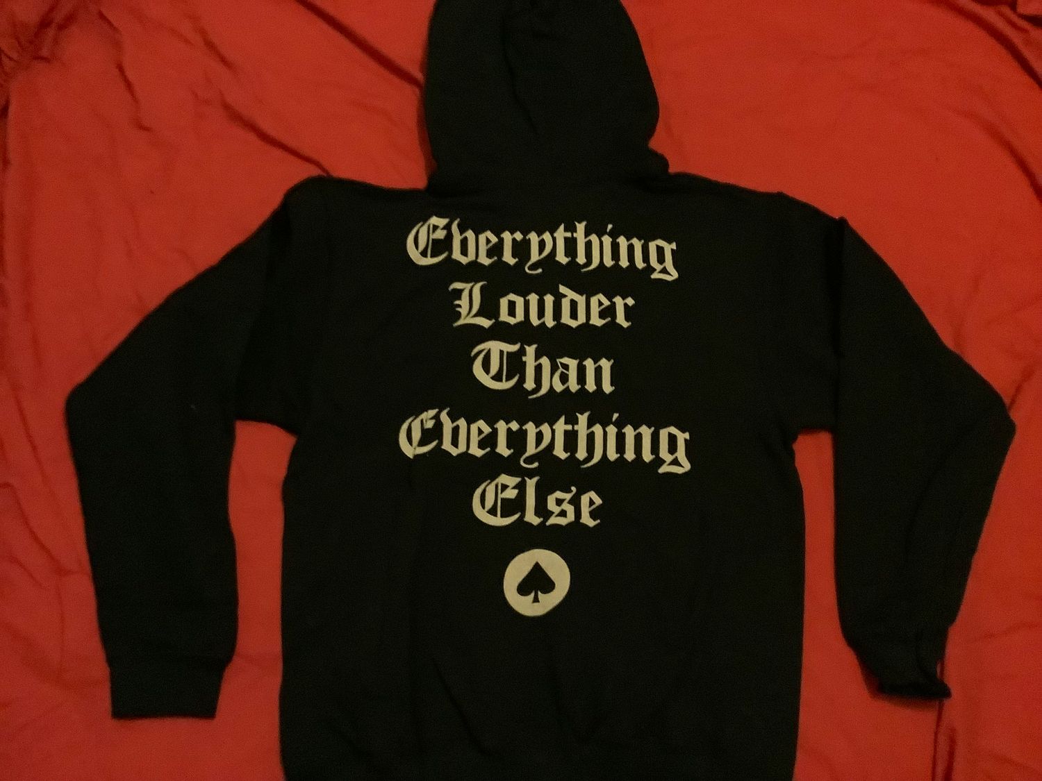 Motörhead England (Gold Small Only) Motorhead Full Zip Zipped HOODY HOODIE