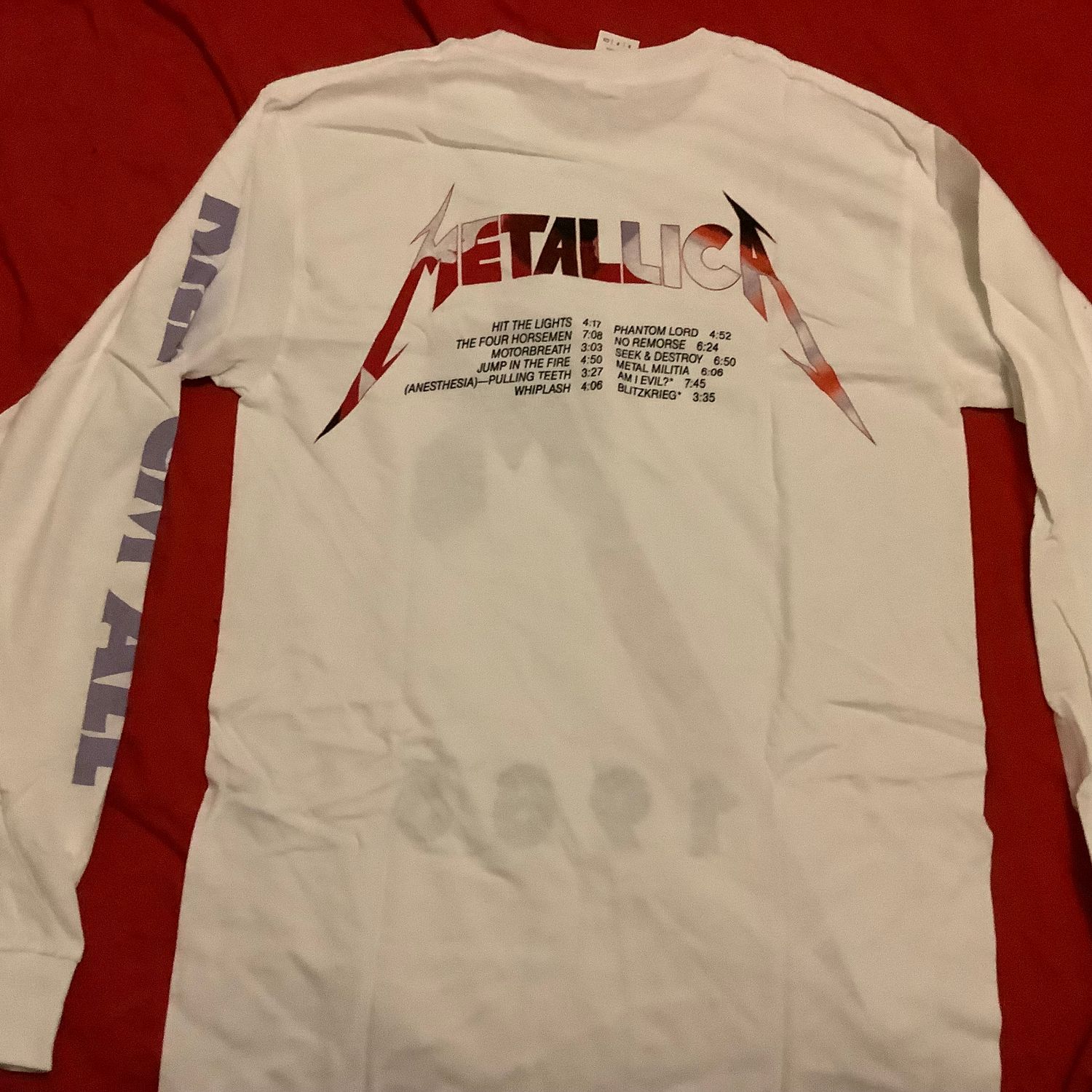 Metallica Kea M Long Sleeve T-shirt (Size S ONLY)