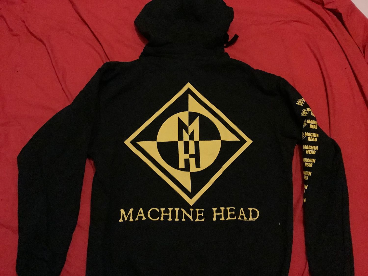 Machine Head MH Logo Full Zip Zipped HOODY HOODIE