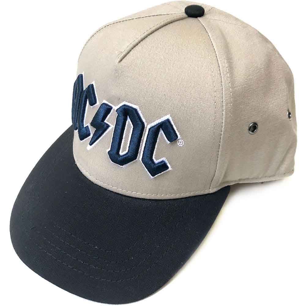 AC/DC SNAPBACK CAP: NAVY LOGO