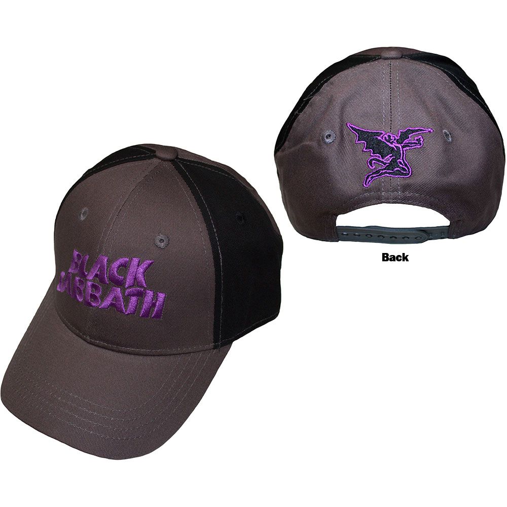 BLACK SABBATH BASEBALL CAP: WAVY LOGO