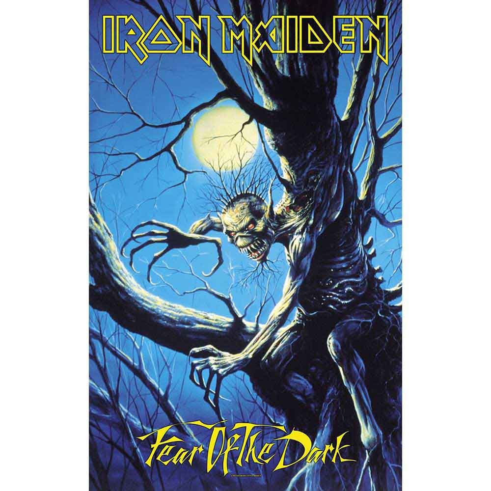 IRON MAIDEN TEXTILE POSTER: FEAR OF THE DARK