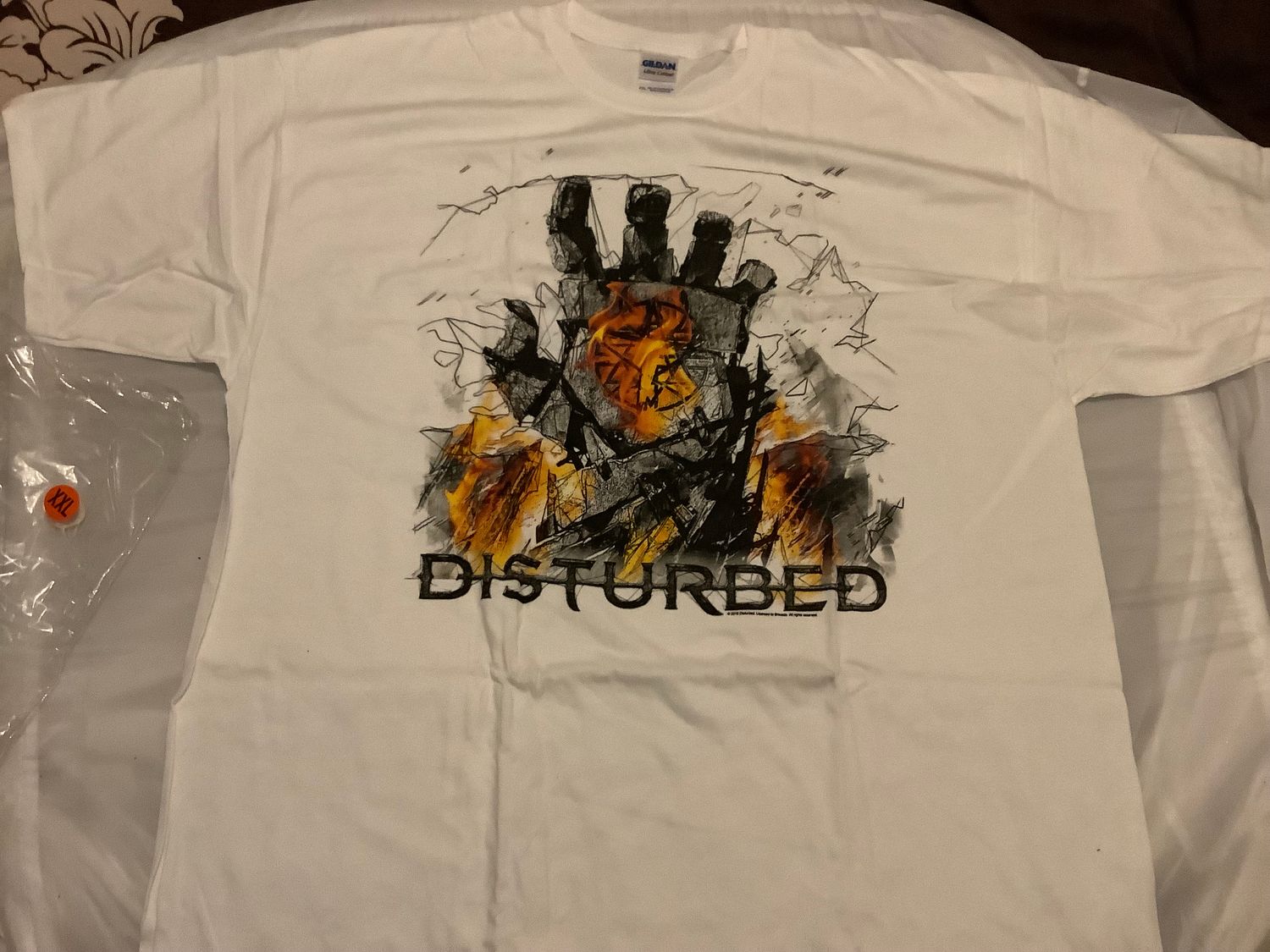 The Disturbed Flaming Hand T-shirt (2XL Only)