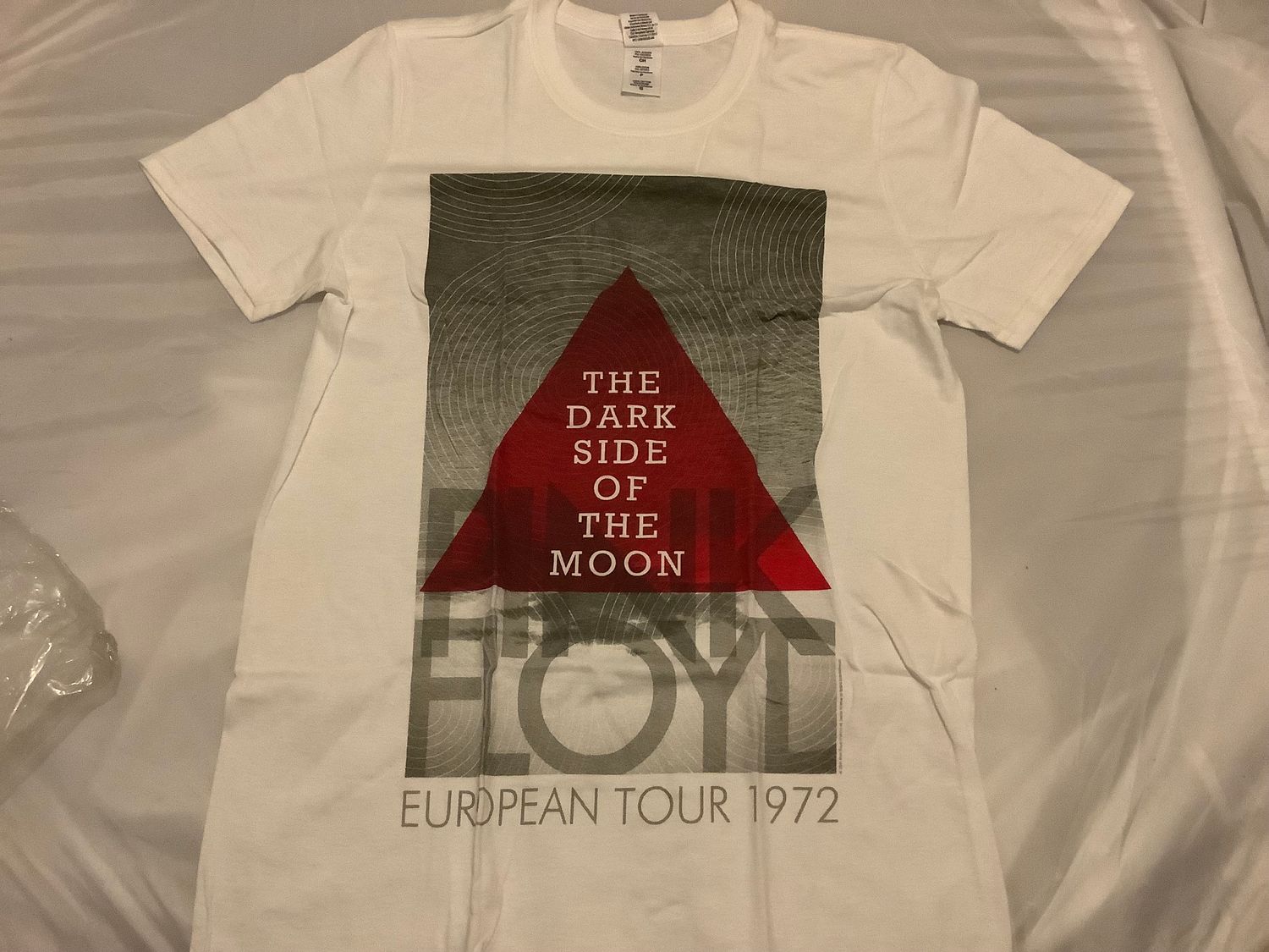 Pink Floyd Dark Side Of The Moon 1972 Tour T-shirt (Size S ONLY)