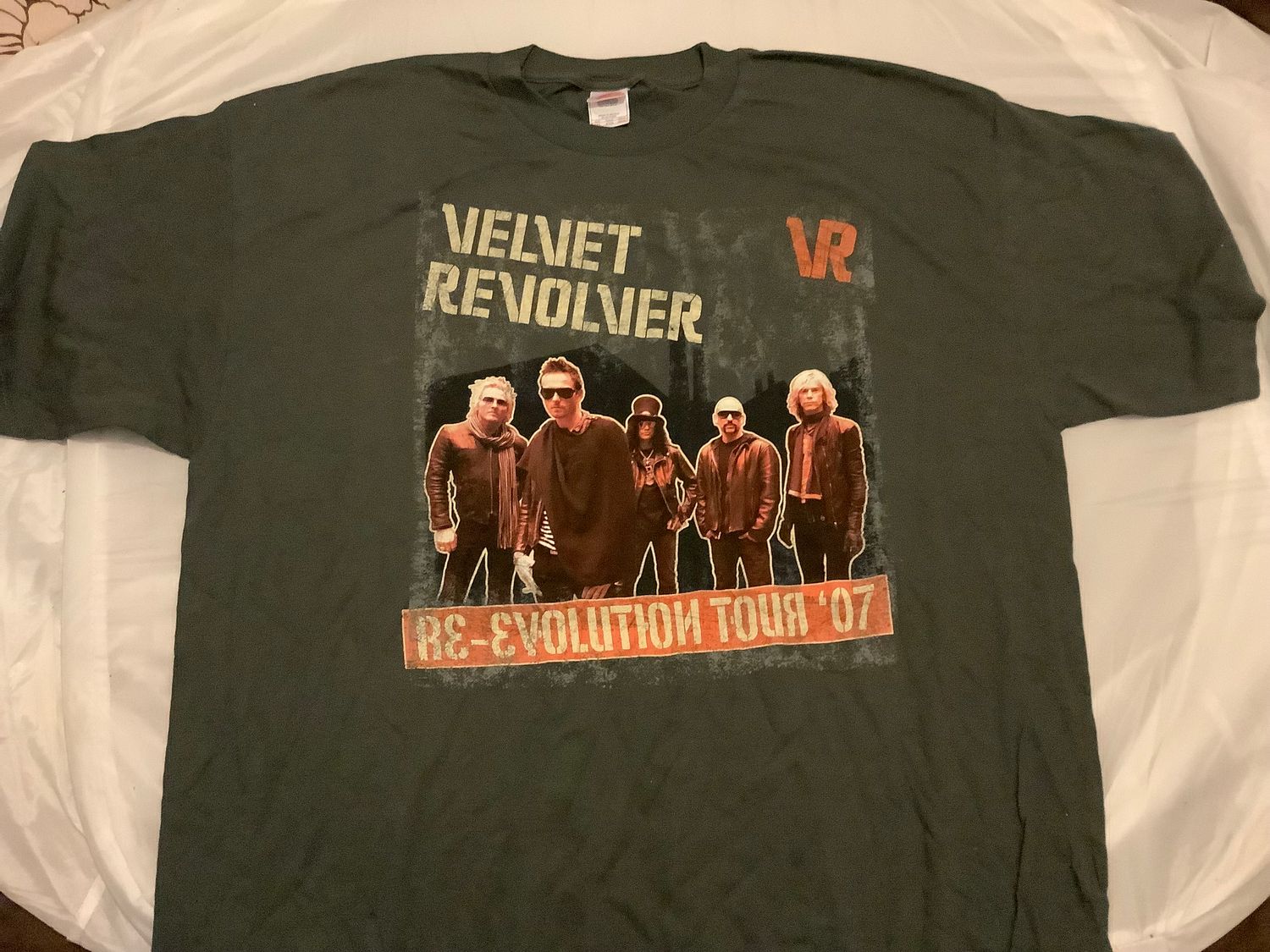 Velvet Revolver VR Re-Evolution 2007 Tour T-shirt (Size 2XL ONLY)