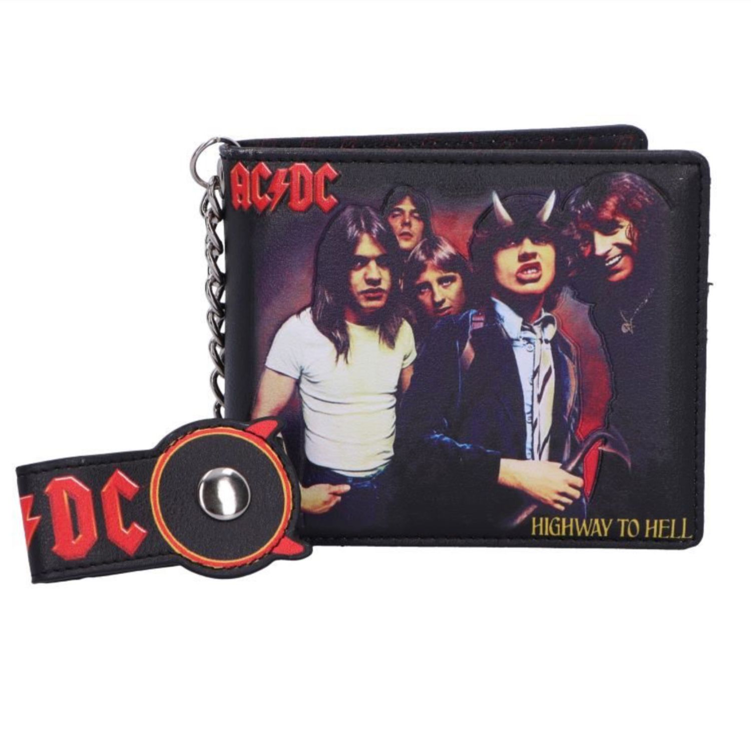 AC/DC Highway To Hell PU Wallet With Chain