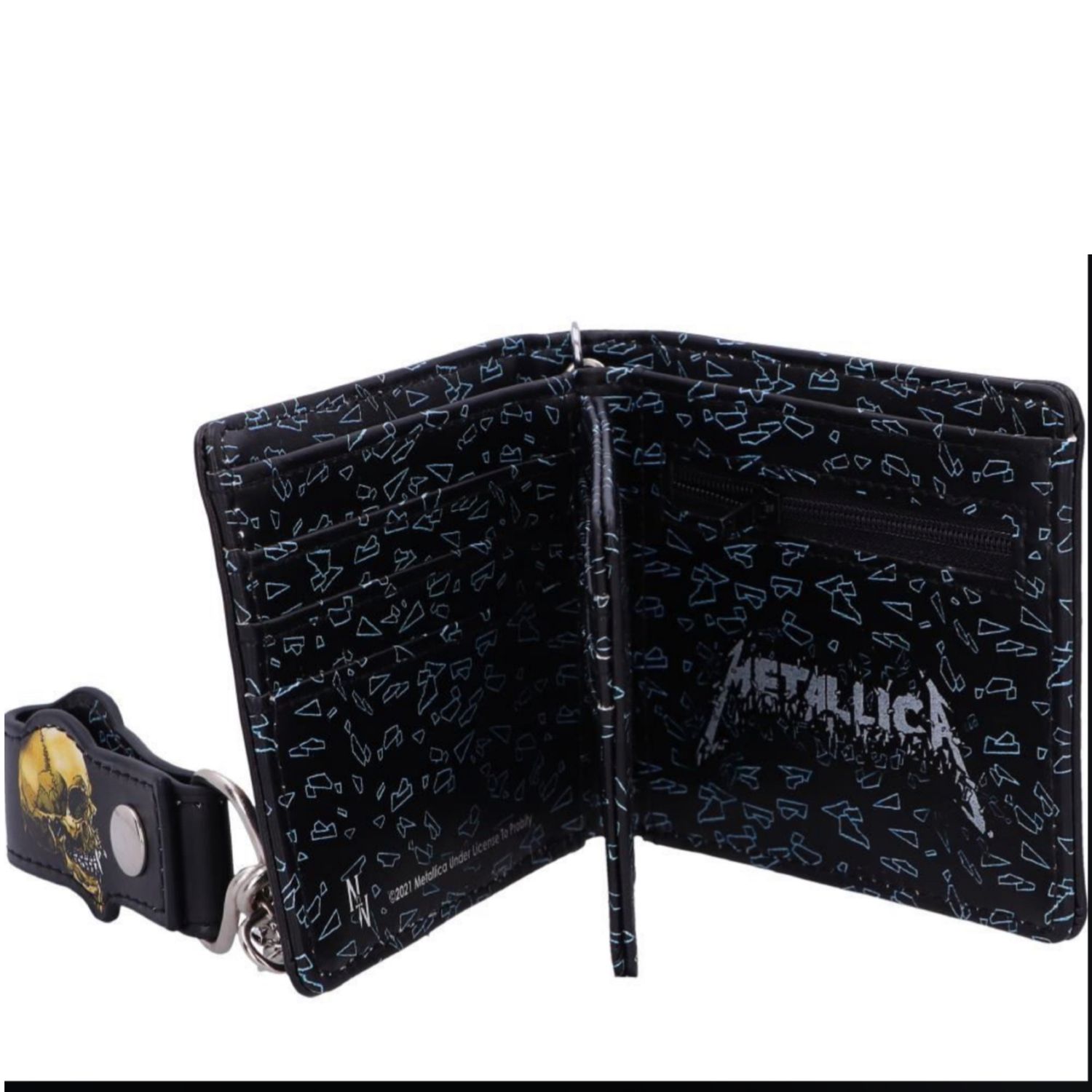 Metallica Sa But True Wallet With Chain