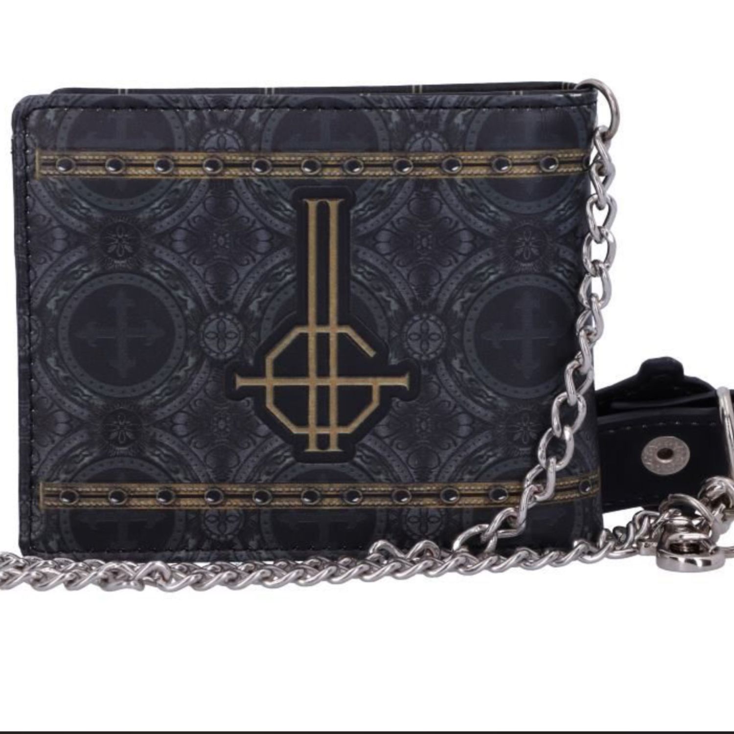 Ghost Gold Meliora Papa Wallet With Chain
