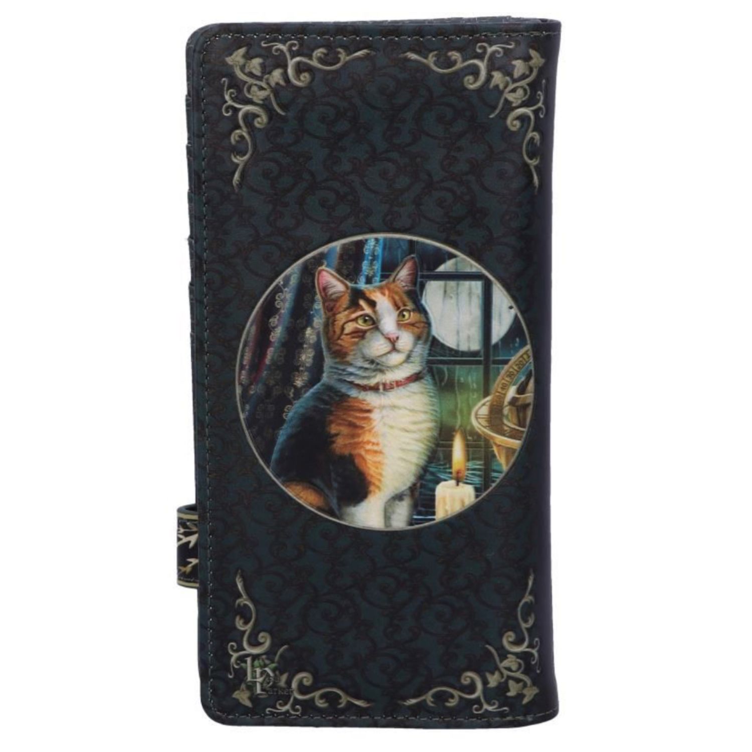 Adventure Awaits Cat Lisa Parker Embossed Purse