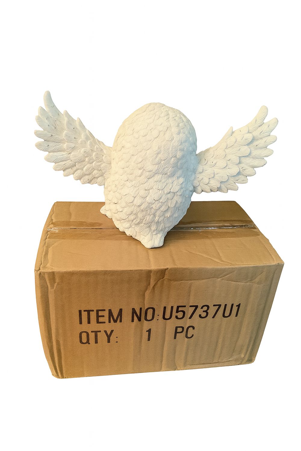 Snowy Delight Owl figure 20.5cm